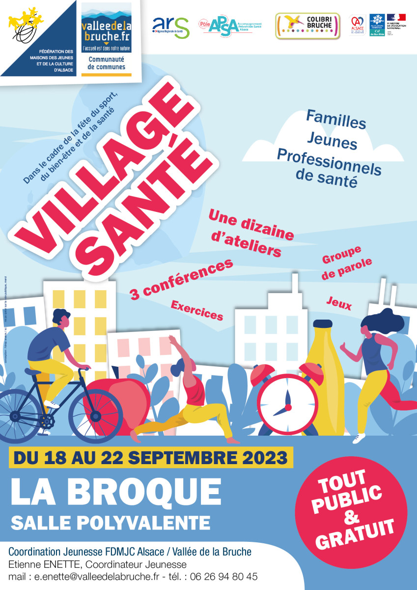 Village santé - du 18 au 22 Septembre 2023 - Commune de Wildersbach